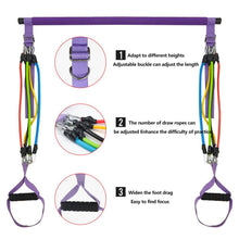 Load image into Gallery viewer, Resistance Band Elastic Rope Tensioner Strength Training Fitness Equipment Set Yoga Pull Rope Elastic Fitness Exercise Tube Band
